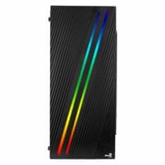 Aerocool Ohišje Midi-Stolp ATX Aerocool Streak RGB USB 3.0 Črna