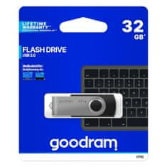 GoodRam Ključ USB GoodRam UTS2 Črna Srebrna 32 GB 5 MB/s-20 MB/s (1 kosov)