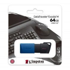 Kingston Ključ USB Kingston Exodia M Črna 64 GB (1 kosov)