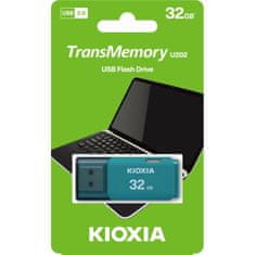 KIOXIA Ključ USB Kioxia TransMemory U202 Modra Akvamarin 32 GB