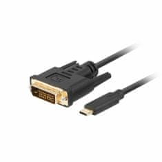 Lanberg Kabel USB-C v DVI-D Lanberg CA-CMDV-10CU-0005-BK Črna 50 cm