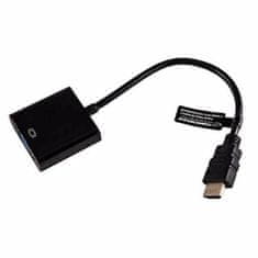 Gembird Adapter iz HDMI v VGA GEMBIRD S0223205 1080 px 60 Hz Črna 15 cm