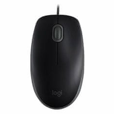 Logitech Miška Brezžična Logitech B110 Črna 1000 dpi