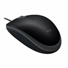 Logitech Miška Brezžična Logitech B110 Črna 1000 dpi