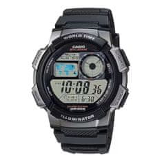 Casio Ura moška Casio WORLD TIME ILLUMINATOR Črna (Ø 43 mm)