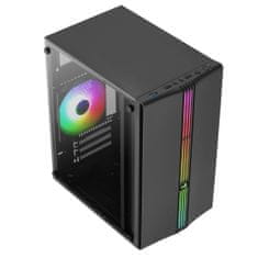 Aerocool Ohišje Midi-Stolp ATX Aerocool PGS Evo Mini-G-BK-v1 Črna