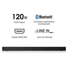 Hisense Zvočnik Soundbar Hisense HS205G Črna 120 W