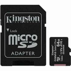 Kingston Spominska Kartica Micro SD z Adapterjem Kingston Canvas Select Plus 64GB 64 GB