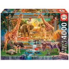 Educa Sestavljanka Puzzle Educa 19285 Savana Coming to Life 4000 Kosi