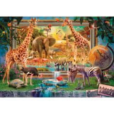 Educa Sestavljanka Puzzle Educa 19285 Savana Coming to Life 4000 Kosi