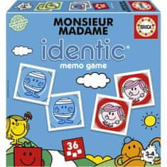 Educa Didaktična igra Educa Monsieur Madame Identic (FR)