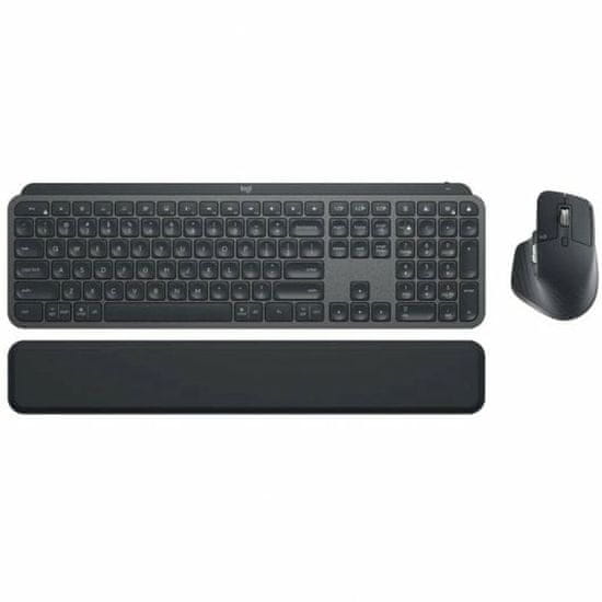 Logitech Tipkovnica Logitech MX Keys S Combo Qwerty Španska Črna Siva Grafit