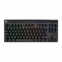 Logitech Tipkovnica Logitech G PRO X TKL LIGHTSPEED Qwerty Španska Črna