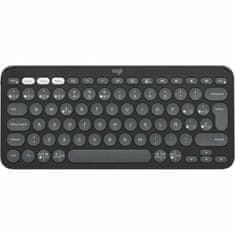 Logitech Tipkovnica Brezžična Logitech Pebble Keys 2 K380s Qwerty Španska Črna Siva Grafit