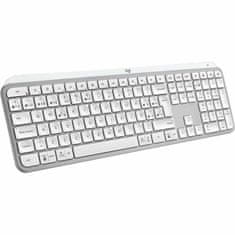 Logitech Tipkovnica Brezžična Logitech MX Keys S Qwerty Španska Bela