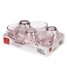 Bormioli Rocco Set očal Bormioli Rocco Flora Roza Steklo 260 ml 6 kosov