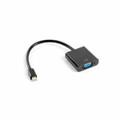 Lanberg Adapter Mini DisplayPort VGA Lanberg AD-0006-BK Črna 20 cm