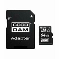 GoodRam Spominska Kartica Micro SD z Adapterjem GoodRam M1AA-0640R12 64 GB UHS-I Razred 10 100 Mb/s