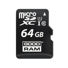 GoodRam Spominska Kartica Micro SD z Adapterjem GoodRam M1AA-0640R12 64 GB UHS-I Razred 10 100 Mb/s