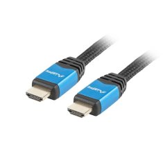 Lanberg HDMI kabel Lanberg CA-HDMI-20CU-0030-BL Črna 3 m 4K Ultra HD Moški Vtič/Moški Vtič