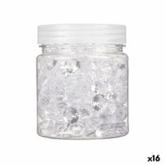 Gift Decor Dekorativni kamni Diamant 150 g Prozorno Plastika 6,5 x 8 x 6,5 cm (16 kosov)