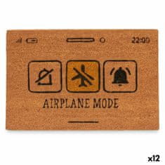 Gift Decor Predpražnik Airplane Mode Rumena Naraven 60 x 1 x 40 cm (12 kosov)