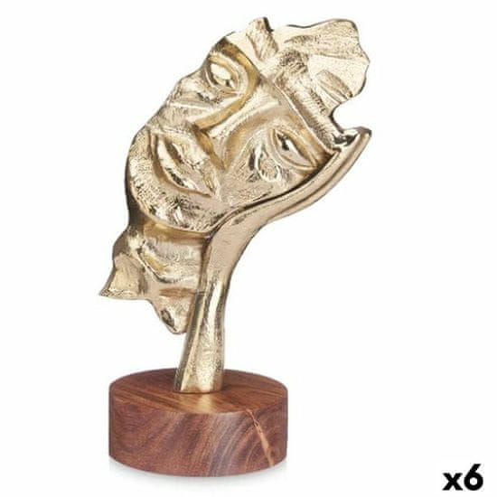 Gift Decor Okrasna Figura Obraz Zlat Les Kovina 16,5 x 26,5 x 11 cm