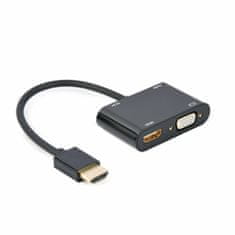 Gembird Adapter iz HDMI v VGA GEMBIRD A-HDMIM-HDMIFVGAF-01 (1 kosov)