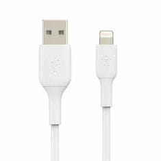 Belkin Kabel iz USB v Lightning Belkin CAA001BT3MWH Bela 3 m (1 kosov)