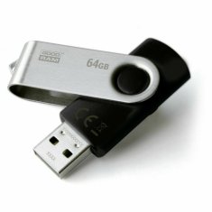 GoodRam USB Ključek GoodRam UTS2 USB 2.0 Črna Srebrna 64 GB (1 kosov)