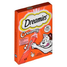 Dreamies Snack for Cats Dreamies Creamy 4 x 10 g Piščanec