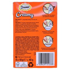 Dreamies Snack for Cats Dreamies Creamy 4 x 10 g Piščanec