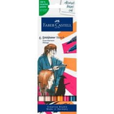 Faber-Castell Set Markerjev Faber-Castell Goldfaber Sketch - Manga Dvojna 6 Kosi