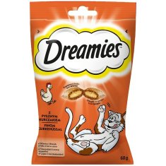 Dreamies Snack for Cats Dreamies Sladkarije Piščanec Govedina 60 L 60 g