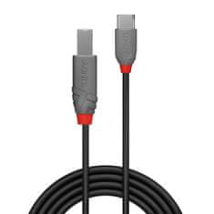 Lindy Kabel USB C v USB B LINDY 36942 Črna 2 m