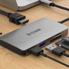 D-Link USB 3-vratni hub D-Link DUB-M610