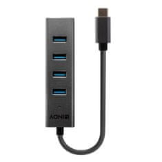 Lindy USB Hub LINDY 43325 Siva