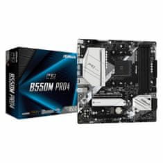 ASRock Matična plošča ASRock B550M Pro4 AMD B550 AMD AM4