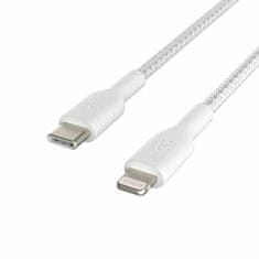 Belkin Kabel Lightning Belkin CAA004BT1MWH Bela 1 m (1 kosov)