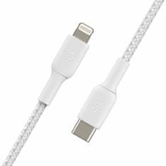 Belkin Kabel Lightning Belkin CAA004BT1MWH Bela 1 m (1 kosov)