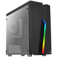 Aerocool Ohišje Midi-Stolp ATX Aerocool Bolt Mini RGB Črna Pisana