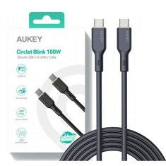 Aukey Kabel USB-C v USB-C Aukey CB-SCC101 Črna 1 m