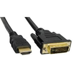 Akyga Kabel iz HDMI v DVI Akyga AK-AV-11 Črna 1,8 m