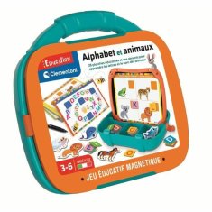 Clementoni Namizna igra Clementoni Magnetic Letters & Animals Case (FR)