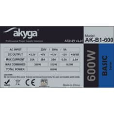 Akyga Napajalnik Akyga AK-B1-600 ATX 600 W RoHS