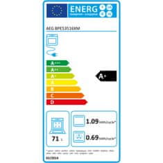 AEG Pečica s pirolizo AEG BPE53516XM 3500 W 71 L