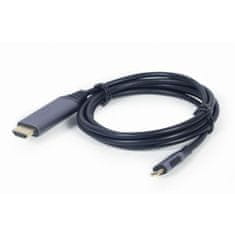 Gembird Kabel USB-C v HDMI GEMBIRD CC-USB3C-HDMI-01-6 Črna Siva 1,8 m