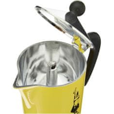 BIALETTI Italijanski Kuhalnik za Kavo Bialetti Rainbow Rumena Kovina Aluminij 300 ml 6 Skodelice