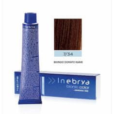 Inebrya Obstojna barva Inebrya Bionic Color Nº 7/34 Blonde Golden Copper 100 ml