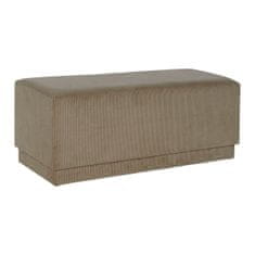 DKD Home Decor Stolček DKD Home Decor Rjava Poliester Les MDF 100 x 40 x 40 cm